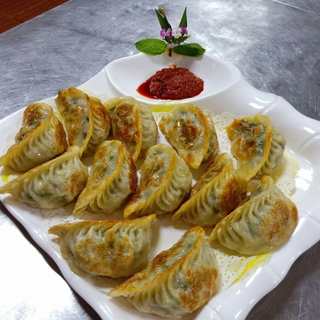 香煎韭菜饺