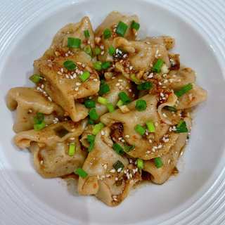 干拌饺子