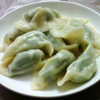 鸡蛋韭菜虾仁馅饺子