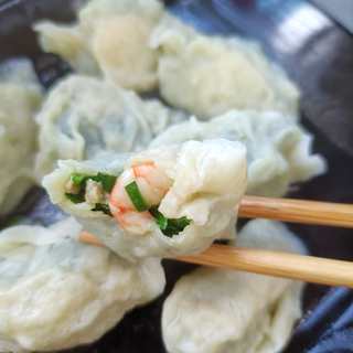 野生虾仁水饺