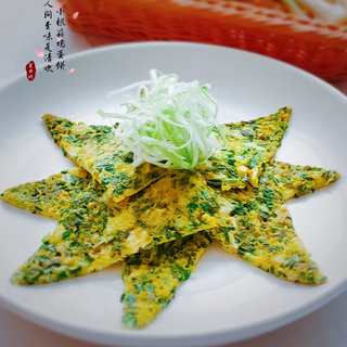 小根蒜鸡蛋饼