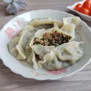 韭菜茄子肉馅水饺