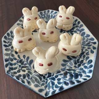 玉兔闹春