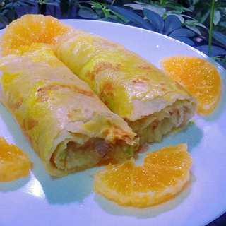培根土豆丝卷饼