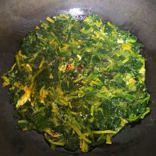 菠菜鸡蛋饼