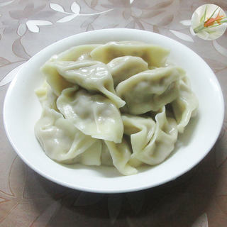 香菇莲藕肉馅饺子