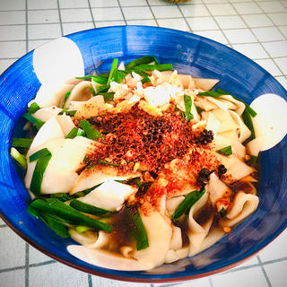 油泼辣子拌面片