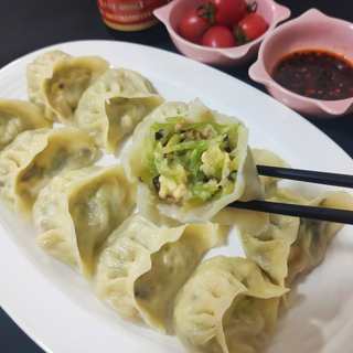 西葫芦虾仁蒸饺