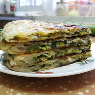 千层南瓜丝肉饼