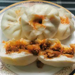 孜然牛肉包子（炒肉馅儿）