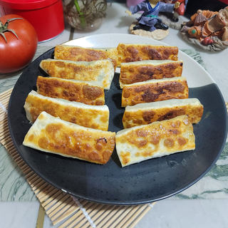 韭菜鲜肉锅贴
