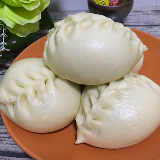 马齿苋肉丁包