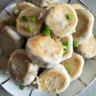 韭菜虾仁水煎包