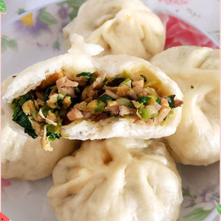 香菇油菜包