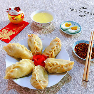 牛肉圆葱麦穗蒸包