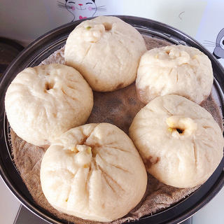 发面西葫芦鸡蛋馅包子