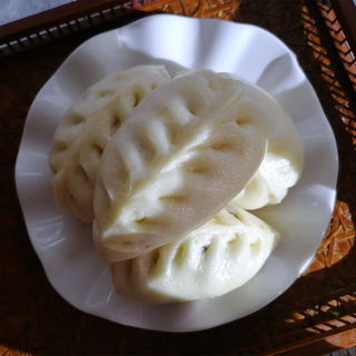 清香扑鼻的栀子花鲜肉包 夏天才有的味道