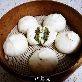 青菜香菇包