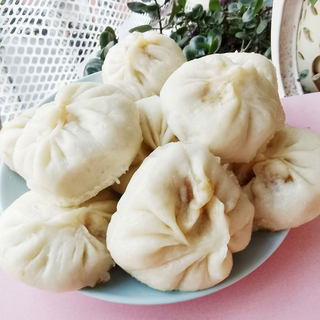猪肉包菜馅包子