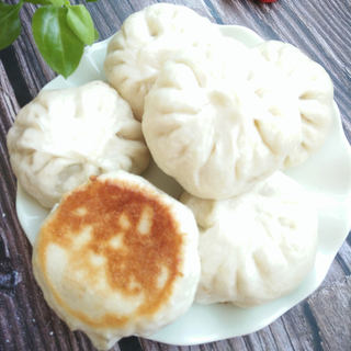 白菜猪肉馅煎包
