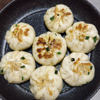葱香牛肉煎包