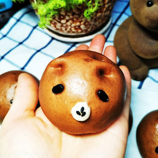 小熊豆沙包