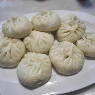 菠菜素包子