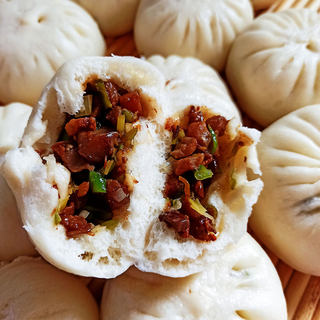 茄丁酱肉包