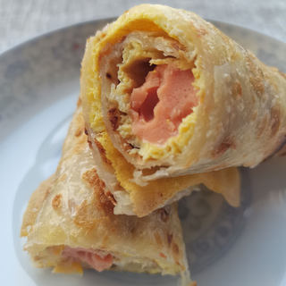 鸡蛋手抓饼