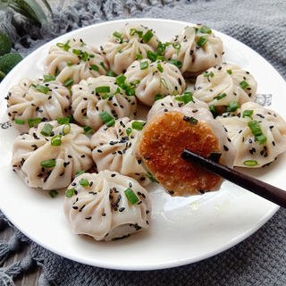 饺子皮水煎包