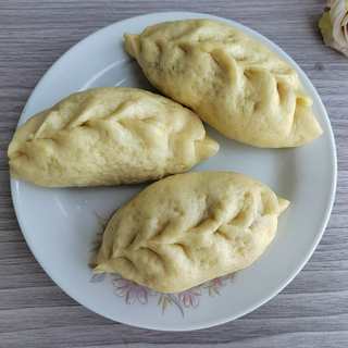 鲜玉米汁豇豆肉包
