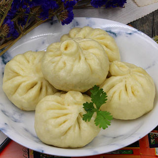 豇豆牛肉馅包子