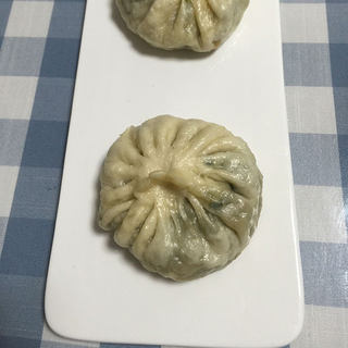 小白菜酱肉包