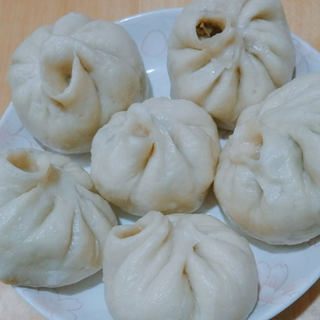 扁豆猪肉蒸包