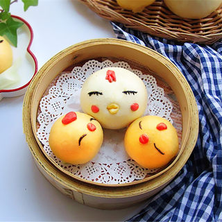 【江苏】萌小鸡豆沙包