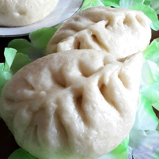 芹菜鲜肉麦穗包
