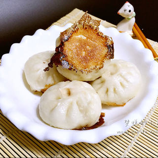 白菜牛肉生煎包
