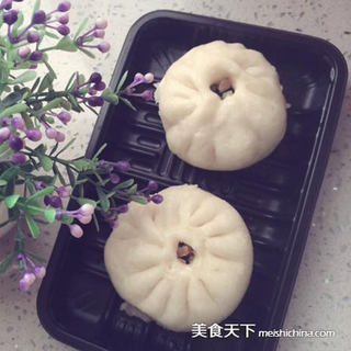 卤肉豆角包子