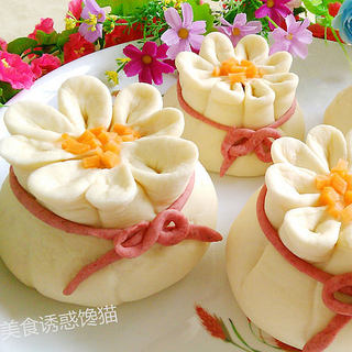 花样胡萝卜肉包