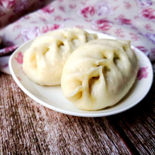 牛心菜蒸包