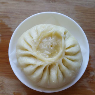 玉米渣面素包子