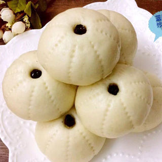 花形豆沙包
