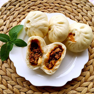 葱香酱肉大包子