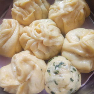 荠菜肉包