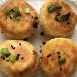 蛋黄煎包