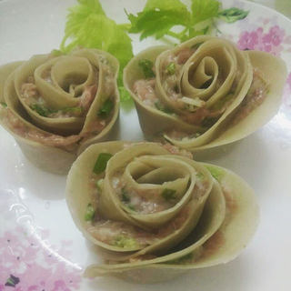 玫瑰花饺(泡妞撩仔必杀技)