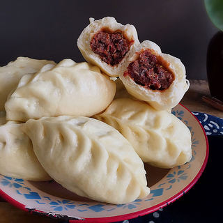 枣泥豆沙包