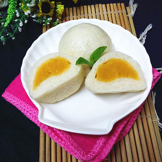 自制奶黄包