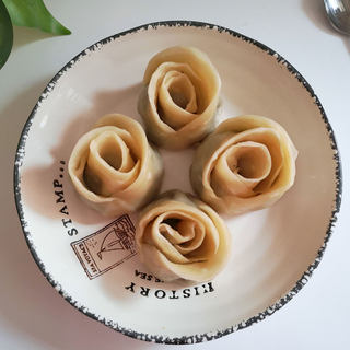 玫瑰花蒸饺