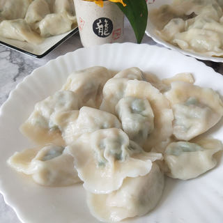 芹菜青椒肉馅饺子